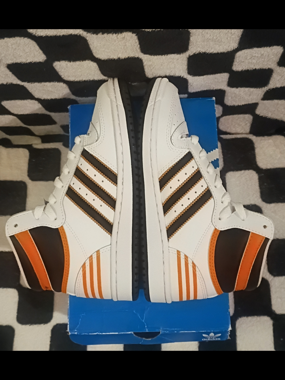 Adidas Top Ten RB High White Bright Orange Black Women’s Size 6 New GV9440